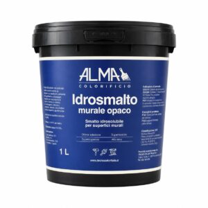 Idrosmalto Murale Opaco base Bianca LT 1